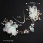 Tulle Flower bride Floral Women Jewelry Wedding Accessories bridal Hair Combs Tulle Flower bride Floral Women Jewelry Wedding Accessories bridal Hair Combs