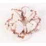 spring and summer Korean new retro printed floral simple girls chiffon fabric hair scrunchies