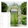 Cheap round garden metal artificial flower arch for wedding decoration