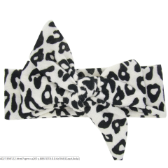 2019 Winter hot sale printed leopold elastic hair bands for girls hair accessories
