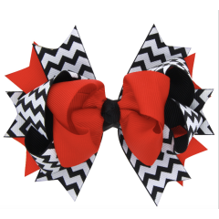 Halloween multi-colored top cufflinks bow knotted girls hair accessories hair clips