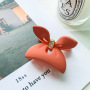 Women Macarons Non Slip baroque Girls Plastic bow Clamps  headwear Hair Claws