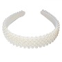 White Hairband Headwear Headdress Wedding Hair Accessories Pearl Headbands for Women Ladies