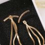 wholesale fashion tread women jewelry long tassel alloy earings for women 2020