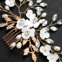 metal womens Pearl Hair Accessories Wedding Bridal Hair Combs for braids metal womens Pearl Hair Accessories Wedding Bridal Hair Combs for braids