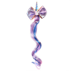 Girls barrette pour cheveux epais glitter unicorn baby bow hair clip