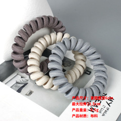 2020 Amazon hot sale new fashion girl elastic coil phone cord telephone wire line hair ties for woman