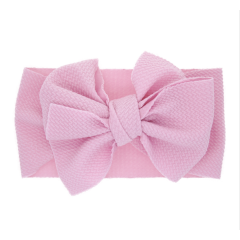 New born baby eco-friendly multi colorful elastic bow knot hairband kids girls hair accessories