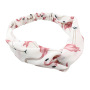 Women Twisted Knotted Head Wrap Elastic Turban Flamingo print Headband Hairband