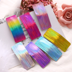 Colorful girls bling sequin bb hairpin laser kid glitter hair clip Colorful girls bling sequin bb hairpin laser kid glitter hair clip
