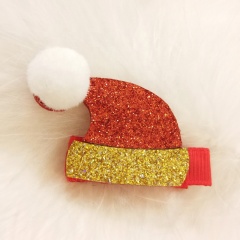 New Christmas kids hair accessories creation france easy hair clip for merry christmas