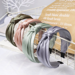 Vintage hair accessories yarn bling glitter elastic hair band for women