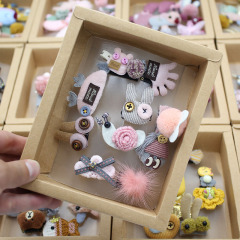 Fashion flower hair accessories hair clip set hairpin korea with box