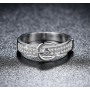 Bride jewelry wedding decoration accessories diamond rose gold pearl ring