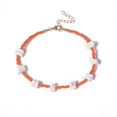 2020 New design geometrical irregularity female joker bead broken shell bracelet
