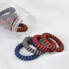 20pcs Glitter Bling hair cord Accessories Plastic Elastics women Hair Coil Rings hair ties