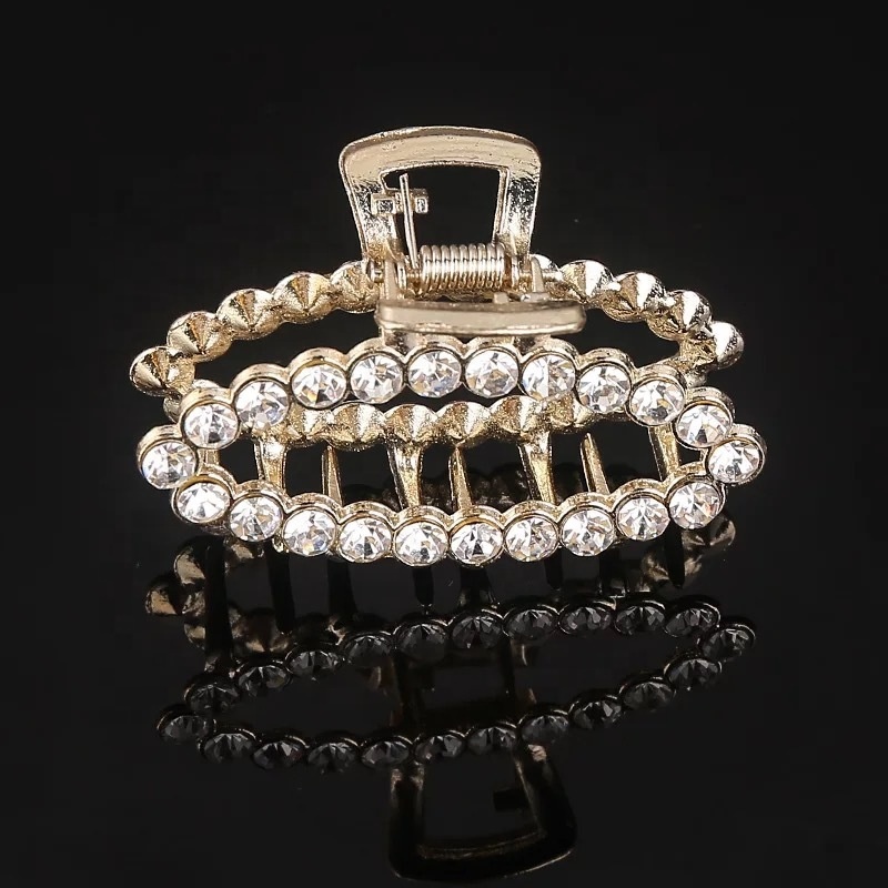 New style fancy influencer simple pearl grab large hair claws headdress for women