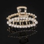 New style fancy influencer simple pearl grab large hair claws headdress for women