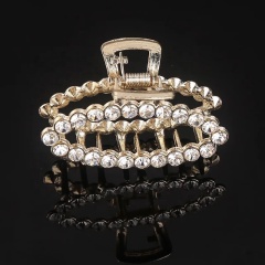 New style fancy influencer simple pearl grab large hair claws headdress for women