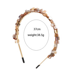 2020 custom summer womens hair accessories pearl hairband beach shell headbands
