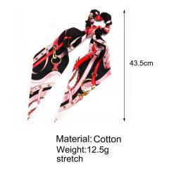 best sell ins amazon Fashion colors Elastic Hair Scrunchies stretch Women Girls silk hair ties