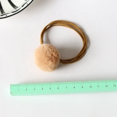 Korea autumn and winter hair ball rubber band hair rope soft wholesale elastic hair tie from china