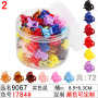 72pcs/set Small Cute Mini Korean Hair Claw Clip Set Colored Round Kids Hair Claw 72pcs/set Small Cute Mini Korean Hair Claw Clip Set Colored Round Kids Hair Claw
