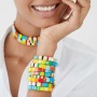 Amazon Ins Hot Sale Jewelry Alloy Plainted Rainbow Colorful Enamel Bracelets