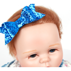 2020 Shining sequin handmade 8 color bows knot hair clips for girls hair accessories
