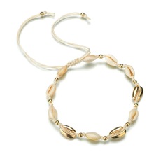 Decoration jewelry for women chain design pendant clam shell necklace
