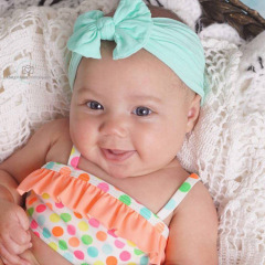 2020 Cozy multi colorful bow knot elastic baby hair bands girls hair accessories 2020 Cozy multi colorful bow knot elastic baby hair bands girls hair accessories