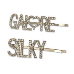 fashion custom vintage Hair Barrettes alphabet letter korean crystal hair clip for women fashion custom vintage Hair Barrettes alphabet letter korean crystal hair clip for women