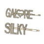 fashion custom vintage Hair Barrettes alphabet letter korean crystal hair clip for women fashion custom vintage Hair Barrettes alphabet letter korean crystal hair clip for women