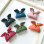 Women Macarons Non Slip baroque Girls Plastic bow Clamps  headwear Hair Claws