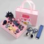 Girls flower hairpin hair clip glitter crown elastic hairband box pack Girls flower hairpin hair clip glitter crown elastic hairband box pack