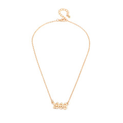 Amazon hot sale custom vintage fashion jewelry birth year numbers necklaces for women or men