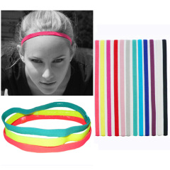 promotion men girlsTennis Badminton Basketball Fitness non slip elastic sport yoga thin headband