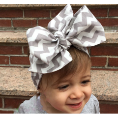 2020 Newest design big bow knot baby girl's hair band for kids hair accessories