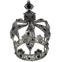 wholesale gold Alloy Handmade Wedding Bridal round tall colorful boy king pageant crowns for men