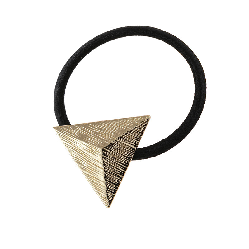 amazon hot sale High elastic Stretch Ponytail holder rope metal hair band tie metal For Women Girls