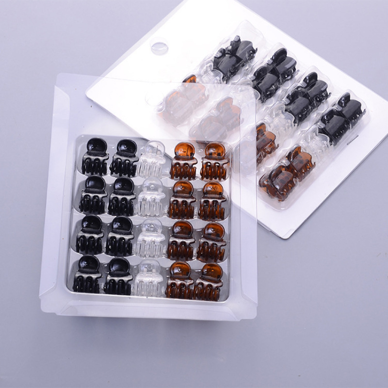 Wholesale korea back small size hair clips simple acetate hair claw Wholesale korea back small size hair clips simple acetate hair claw