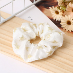 Wholesale white soft wristband elastic traceless pure silk hair tie