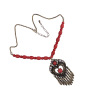 customized Amazon india africa fashion vintage Long  Metal Chain women Geometric stone bohemia boho Bead Tassel Necklace