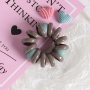 Popular cute elastic telephone line hair ties rubber material for hair extension