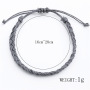 Multi color rope water proof Cord woven twisted adjustable braided bracelet