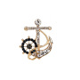 new INS amazon korean fashion wholesale bulk rhinestone steer cross shirt suit brooches
