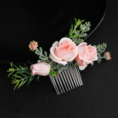 Wholesale flower jewelry women wedding bridal floral hair combs