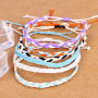 Fashion New Arrival Colorful Handmade Women Twist Braid Woven Adjustable Bracelets Fashion New Arrival Colorful Handmade Women Twist Braid Woven Adjustable Bracelets