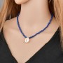 Stylish jewelry for women big shell decorate for african beaded necklace
