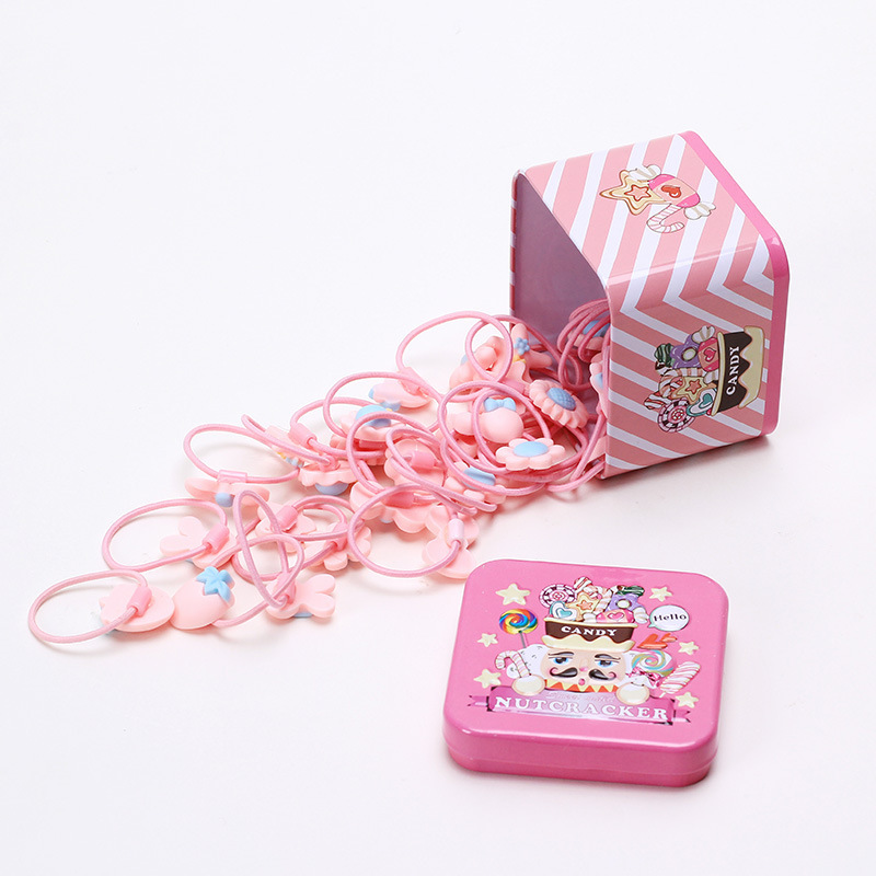 40pcs baby girls pink cotton flower adjustable elastic hair tie hair band 40pcs baby girls pink cotton flower adjustable elastic hair tie hair band